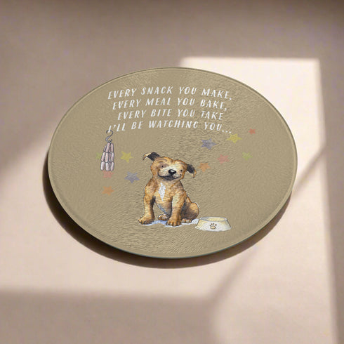 Staffordshire Bull Terrier Brown Trivet